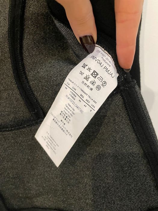 Sacou negru ARMANI 42% lână, mărime IT 44