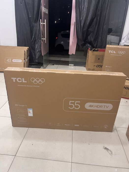 TCL SMART TV 43 4K UHD google tv бесплатна доставка