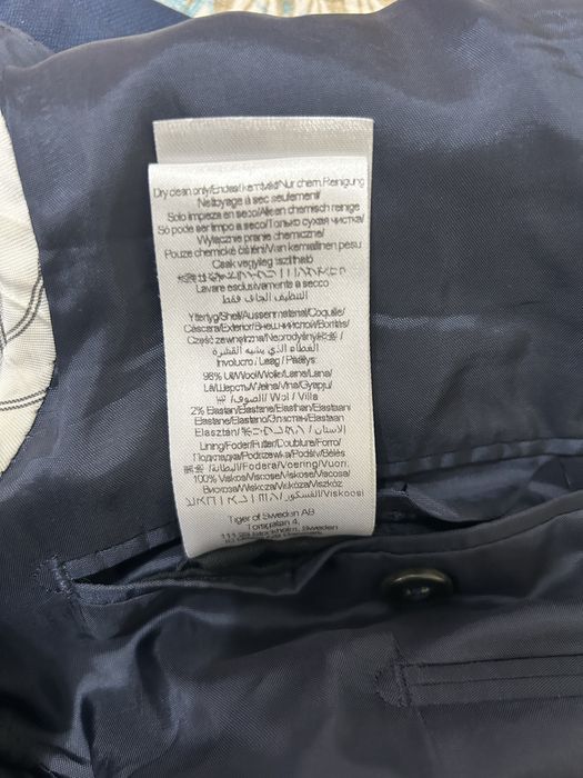 Sacou bărbați 98% lână Tiger of Sweden slim fit 46