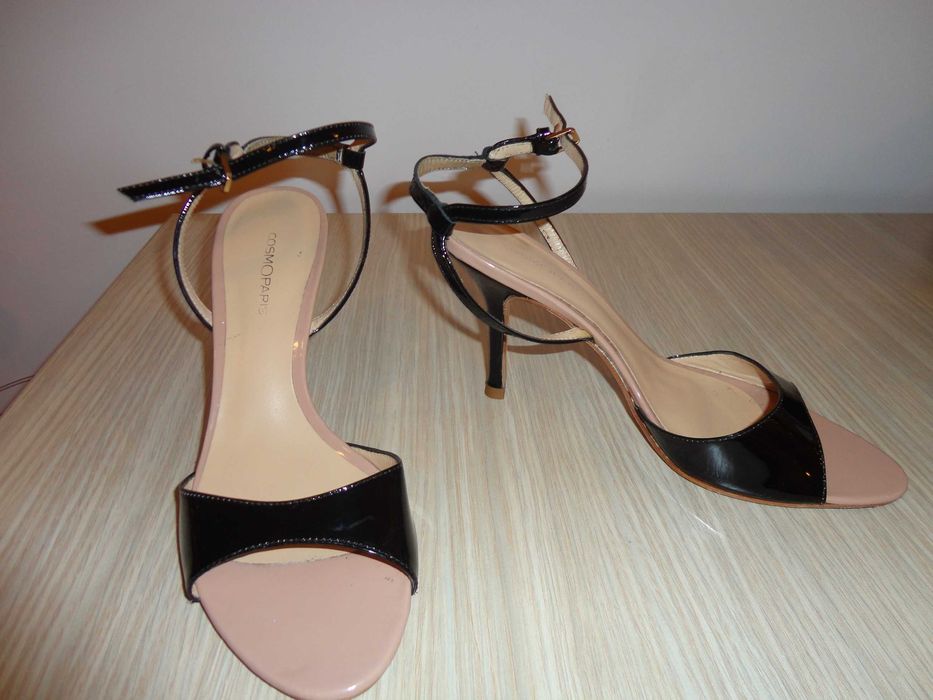 Sandale CosmoParis din piele veritabila lacuita marimea 38