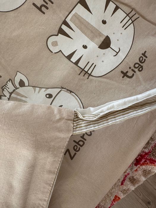 Protecții laterale / Perne pentru pătuț bebe (Safari)