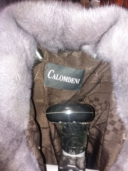 Шуба норковая с капюшоном