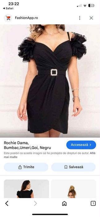 Rochie neagra noua