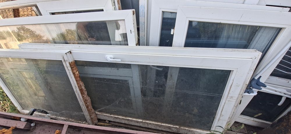 Geam termopan 174×146 + geamuri diferite dimensiuni si ușa cu geam