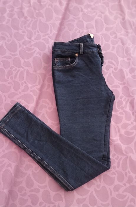 Дамски сини дънки