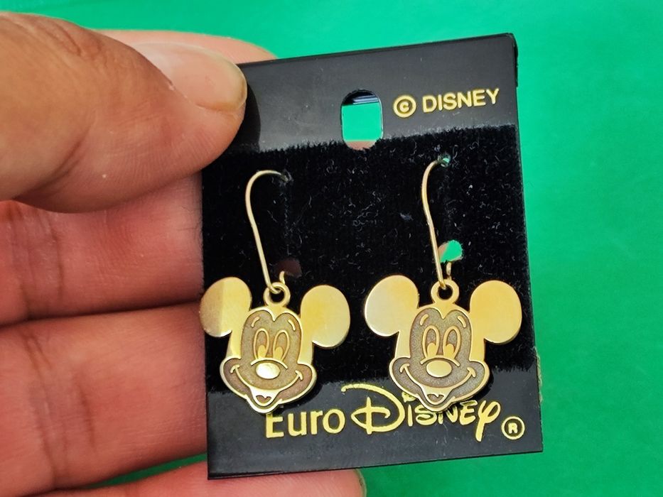Сребърни обеци walt disney Мики маус
