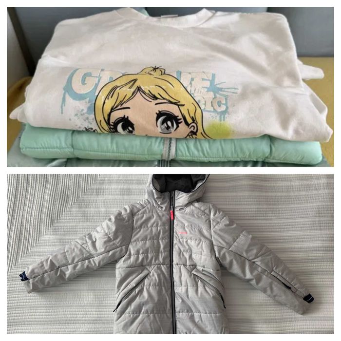 Преходно яке, зимно топло яке, елек, блуза 6г до 8г, 134р.