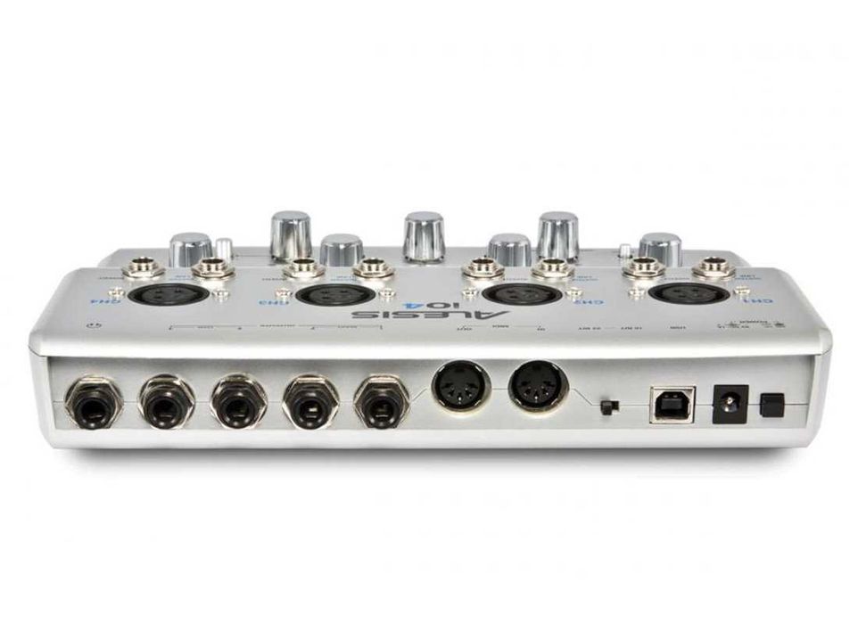 Interfata USB audio recording ALESIS iO4, 4 intrari (inclusiv pt microfon), 4 iesiri, NOUA