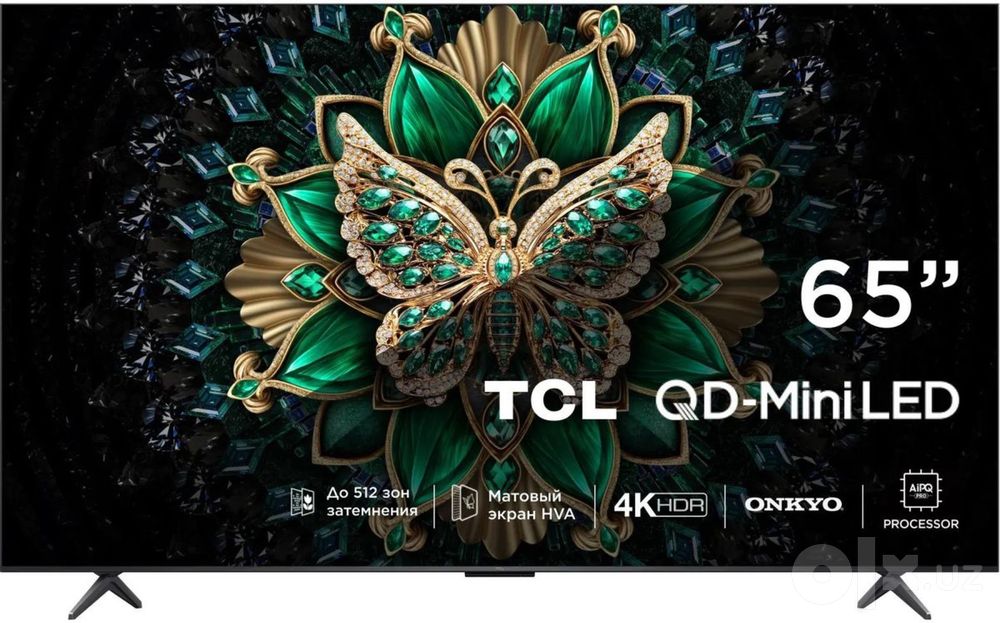Телевизор TCL 75P8L  QD-Mini LED 144hz доставка установки гарантии