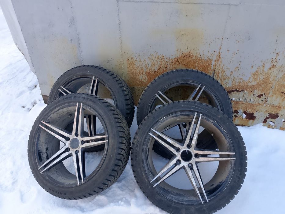 Диски R18 5х114.3+Резина Шипы