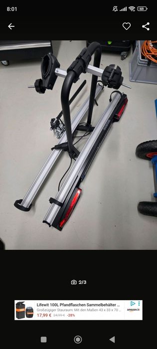 Suport bicicleta pe cârlig menabo