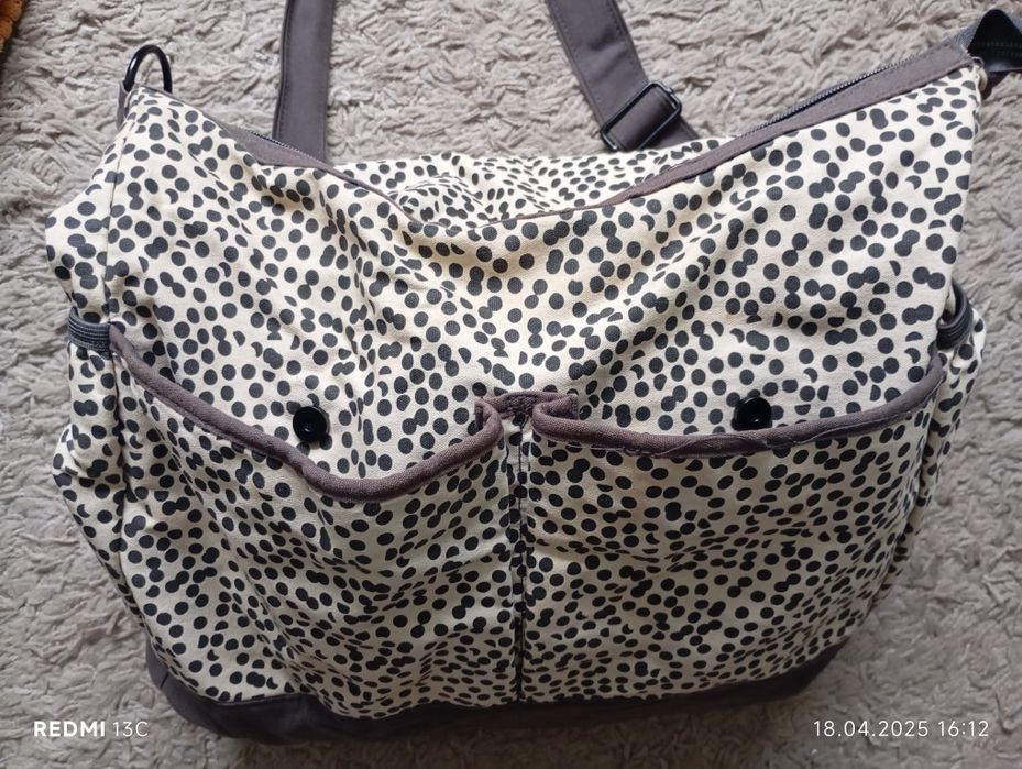 Дамска лятна голяма чанта от плат.