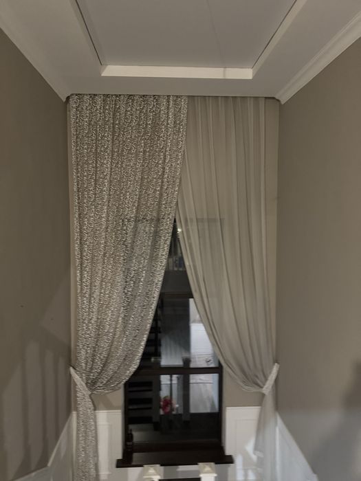 Шторы туль бу продам