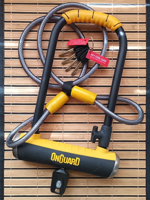 Замок для велосипеда/самоката/скутера (u-lock)