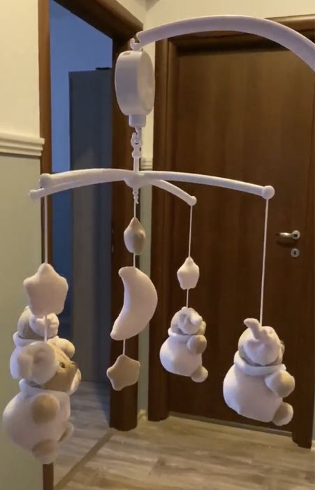 Carusel Pentru Patut Bebelusi Puccio Roz Nanan