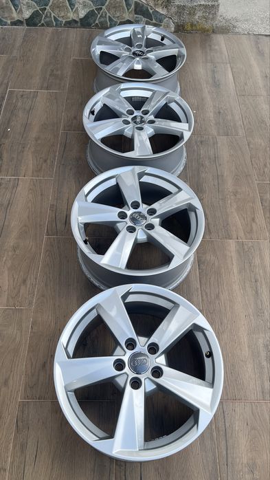Jante 17 originale Audi R17 5x112 butuc 57,1 Jenți Genți Roți Aliaj Aluminium Set 4 jante Inchi Inci