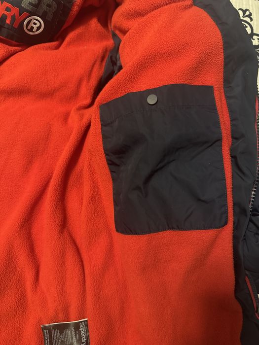 Мъжко яке синьо на superdry