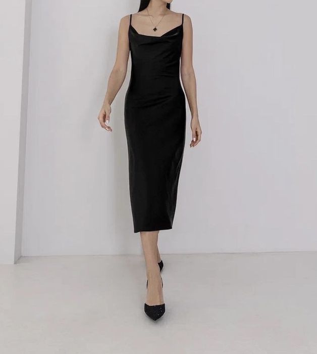 вечернее платье в бельевом стиле