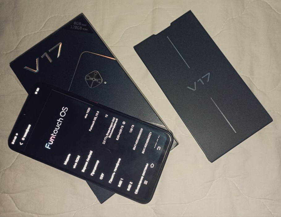 Vivo V17 12/128Gb c NFC идеал