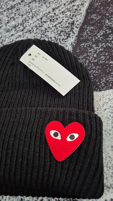 Caciula Comme des Garcons neagra