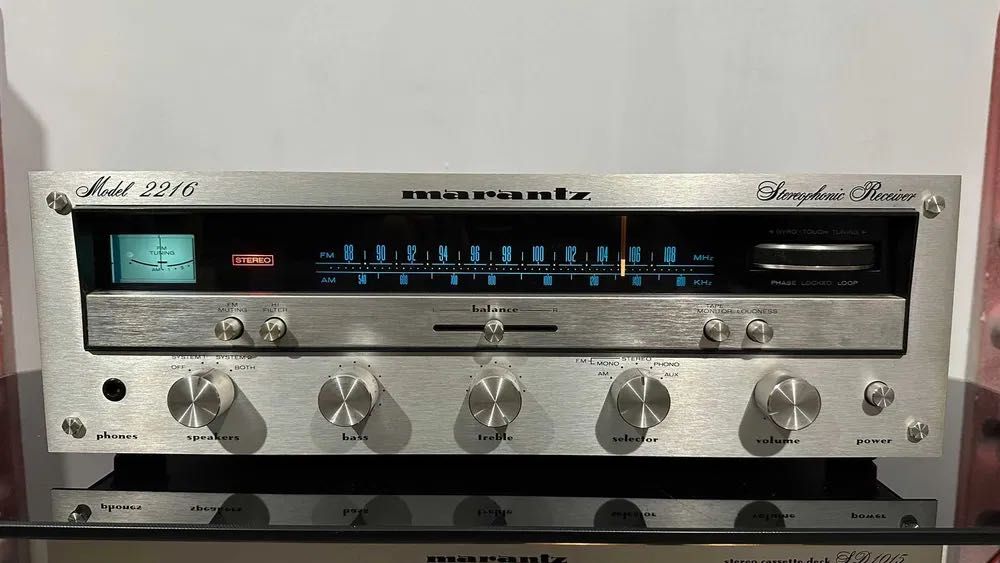 Amplituner Receiver Marantz Model 2216, recap, revizuit, vintage