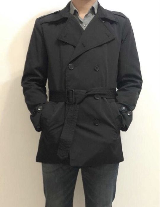 Мужской тренч с утеплителем