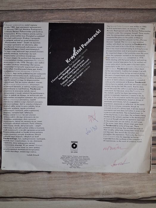 Vinyl Krzysztof Penderecki