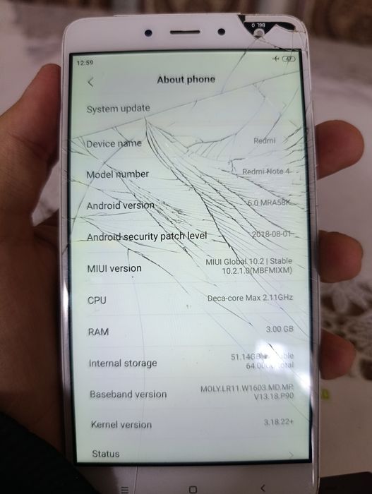 Redmi note 4  3/64gb