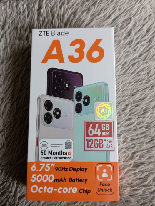 Телефон ZTE Blade A36