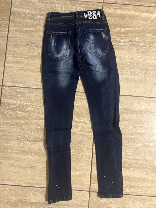 Blugi Dsquared2 ICON Originali – Skinny Fit – Albastru