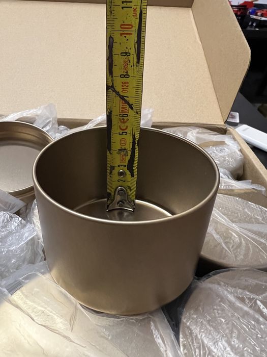 Vand cutii metalice pentru lumanari parfumate premium - 24 bucati