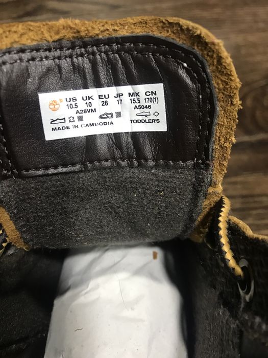 Ботинки Timberland детские 28