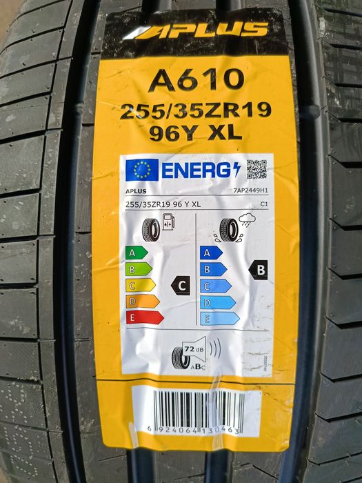НОВИ ЛЕТНИ -19цола-255/35-1бр.-180лв."APLUS"-с монтаж и баланс