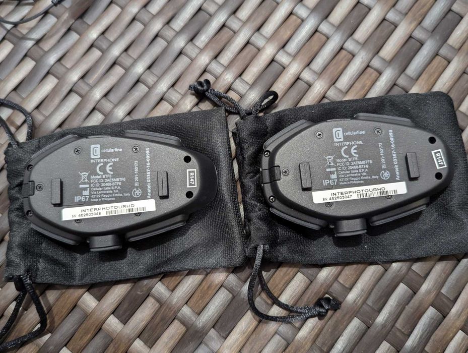 Sistem de comunicare casti moto Cellularline TOUR Dual (gen cardo/sena