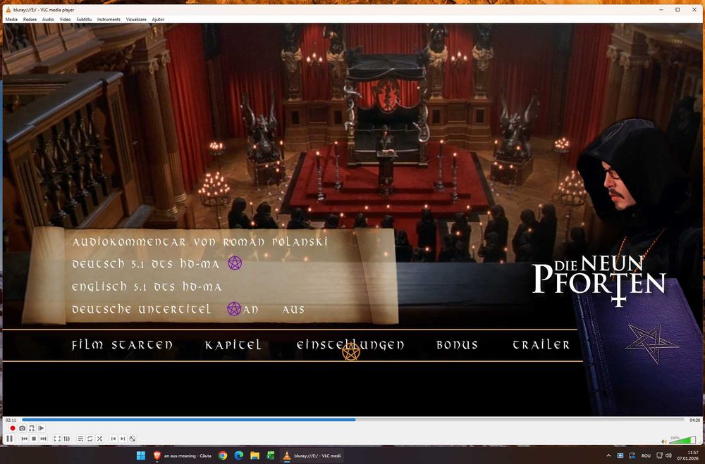 Film Blu-Ray: The Ninth Gate (A noua poarta) (1999), Johnny Depp