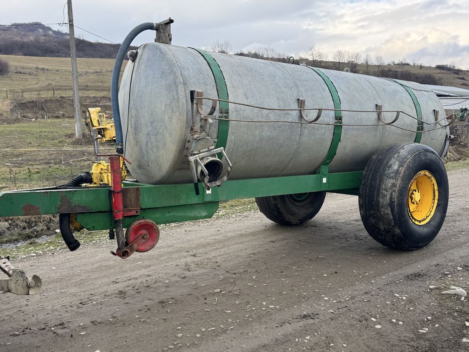 Vidanja cisterna dejectii 5000 litri IPSA nu plug cositoare disc freza