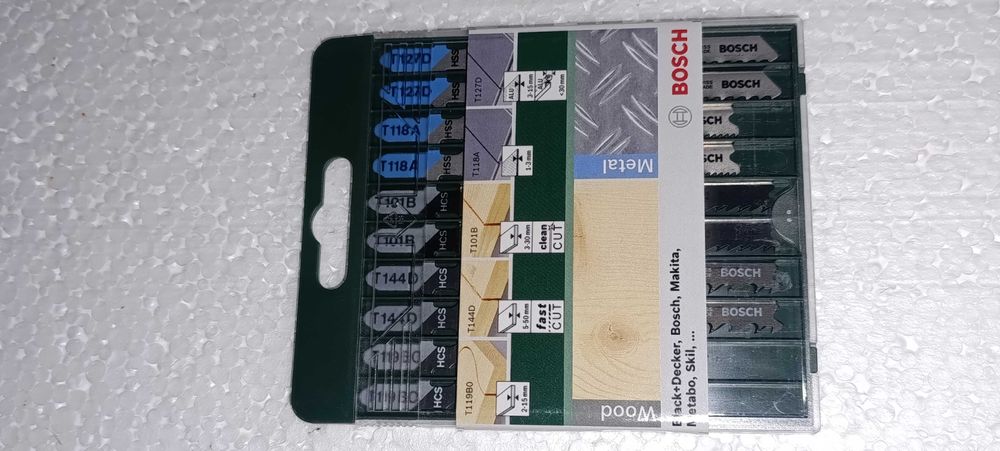 BOSCH - ножове за прободен трион с T-образна опашка