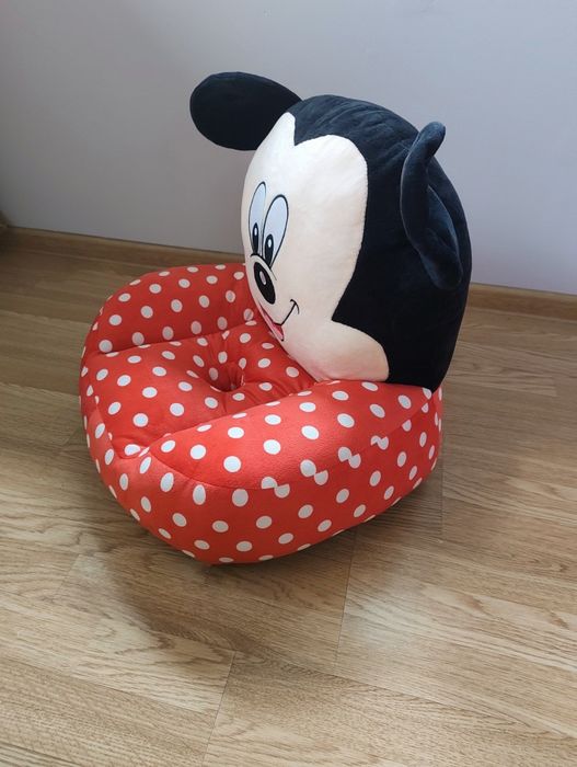 Scaun moale pentru copii, în stil Mickey Mouse