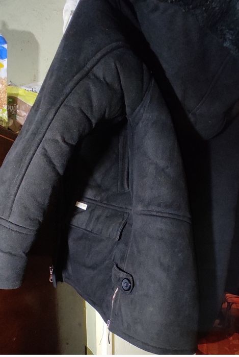 Куртка дублёнка очень теплая торг есть договоримся