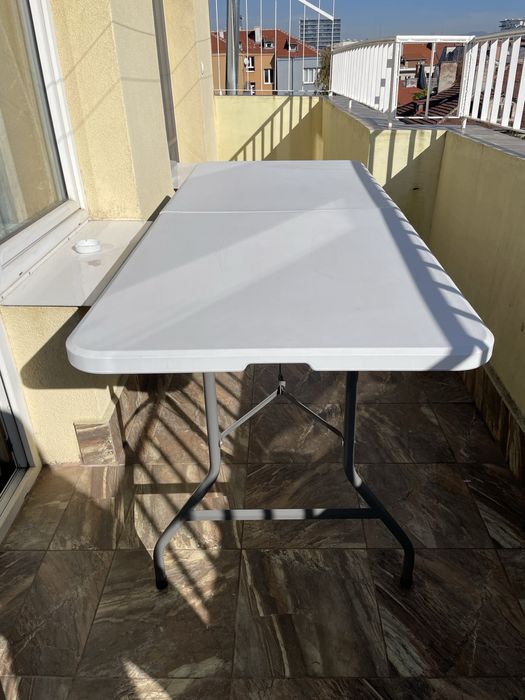 Сгъваема кетъринг маса (180 см) – за градина, тераса или събития