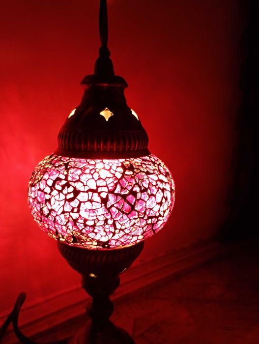 Lampa turceasca din mozaic