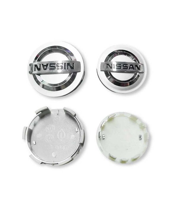 Капачки за джанти за Nissan 54мм 60мм 63мм - Черни, Сребристи