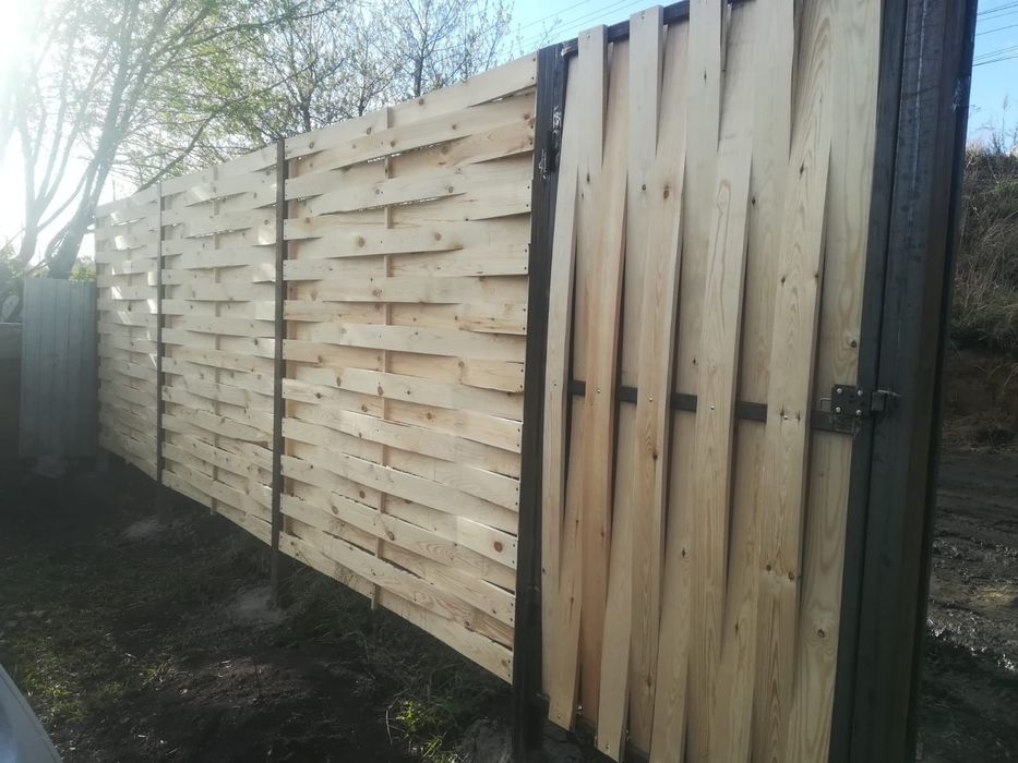 Плетёный забор..