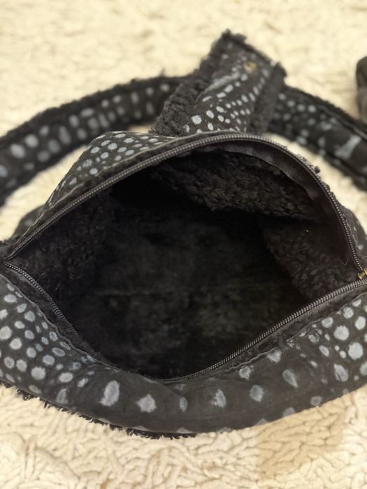 Новая итальянская сумка . Материал натуральная дубленка