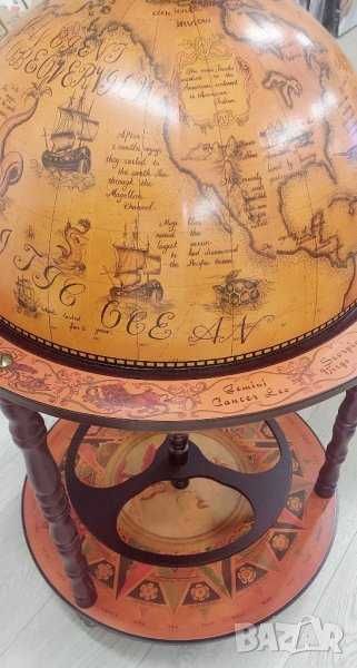 Нов Голям Глобус Мини Бар - Поставка за Бутилка / Вино/Юбилей!