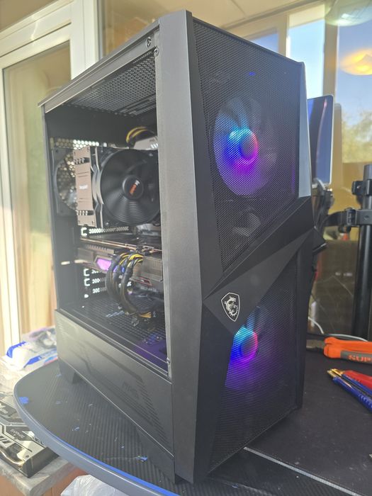 Мощен гейминг компютър MSI / Intel i5-11400F / AMD RX 6750 XT 12GB / 16GB RAM / 500GB SSD / 700W