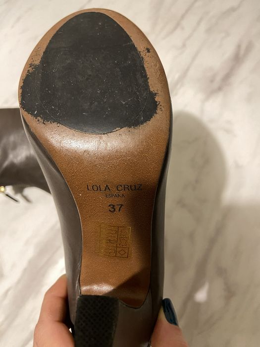 Ghete / botine piele naturala Lola Cruz 37