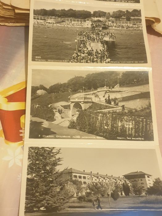 Албум Георги Димитров  и картички Изгледи от Сталин/Варна/