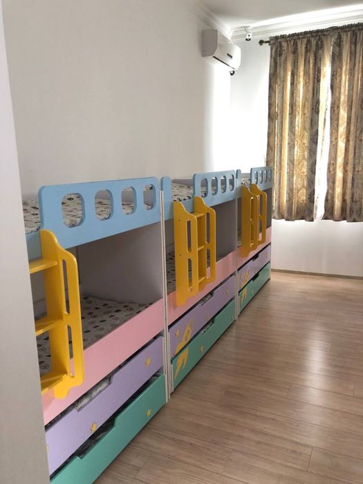 Кровать детский сад мебель karavat bogcha mebel