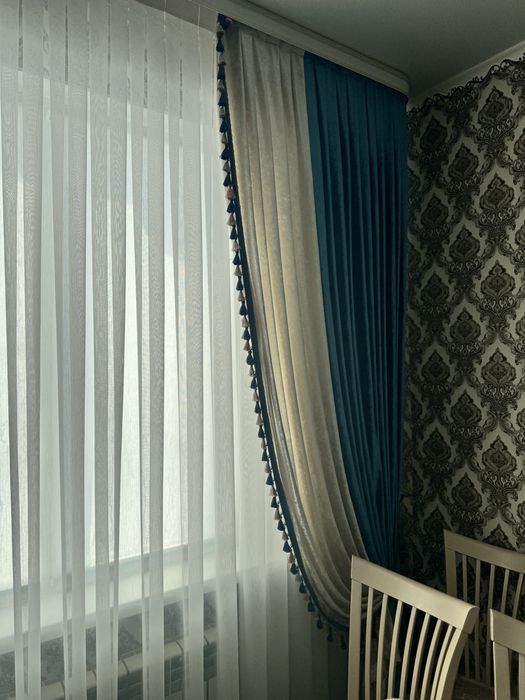 Шторы двойной кисти